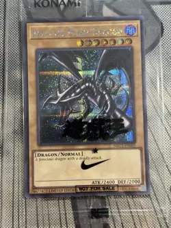 Yu Gi Oh card Red-Eyes Black Dragon Nike Worlds Promo NKC1-EN002 2025 NEW - Image 1