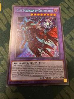 Yu-Gi-Oh! Maze of Muertos Dark Magician of Destruction Secret Rare 1st Edition - Image 1