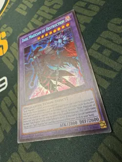 Yu-Gi-Oh! Maze of Muertos Dark Magician of Destruction Secret Rare 1st Edition - Image 3