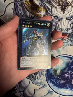(HE) Evilswarm Exciton Knight LVAL-EN056 Yu-Gi-Oh Secret 1st Ed VLP (2) - Image 4