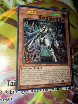 Yugioh DoomZ XII Zero - Drastea DOOD-EN008 1st Edition Secret Rare - NM 💎 - Image 2