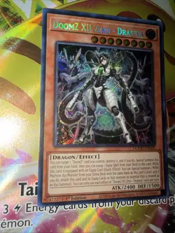 Yugioh DoomZ XII Zero - Drastea DOOD-EN008 1st Edition Secret Rare - NM 💎 - Image 3