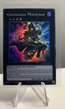 Gagagaga Magician LED6-EN034 EX Super Rare 1st Edition Yu-Gi-Oh! 2020 - Image 1