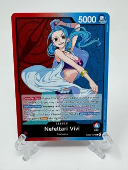 One Piece Heroines Edition Nefeltari Vivi Leader EB03-001 - Image 1