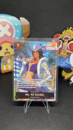 Ms. All Sunday OP14-084 SR Alt Art English The Azure Sea’s Seven NM - Image 1