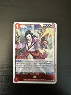 One Piece TCG Izo OP03-003 Rare English NM Premium Booster - Image 1