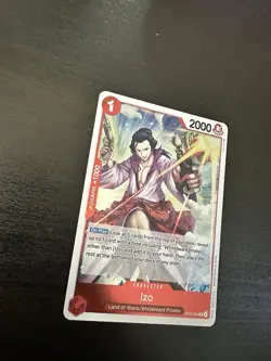 One Piece TCG Izo OP03-003 Rare English NM Premium Booster - Image 2