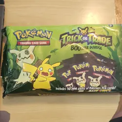 Pokemon Trick or Trade Booster Bundle Box 2023, 50 Mini Packs, Trading Card Game - Image 1