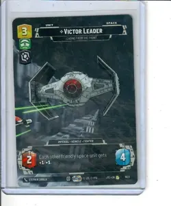 Star Wars Unlimited Victor Leader 1023 Unit Card Rare Prestige - Image 1