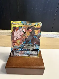 Pokemon TCG Reshiram & Zekrom GX Holo Card 157/236 Cosmic Eclipse 2019 Tag Team - Image 1