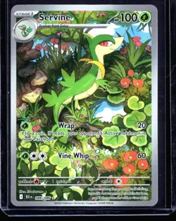 2025 Scarlet & Violet - Black Bolt Servine #88 Illustration Rare Pokemon Card - Image 1