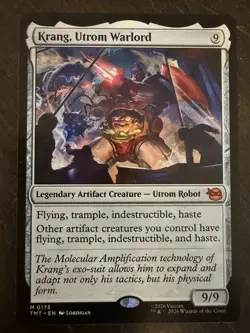 Krang, Utrom Warlord - NM - Teenage Mutant Ninja Turtles MTG - Image 1