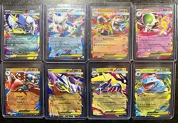 Lot Of (8) Mega Evolution Double Rare Mega EX Holo Cards - Image 1