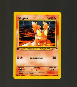 Pokemon Slugma Neo Destiny 1st Edition 82/105 Vintage 2002 Common TCG Card NM - Image 1