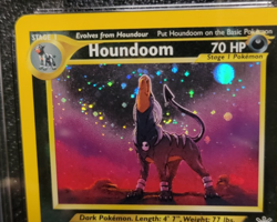 CGC 9 MINT Houndoom 2001 Neo Revelation 8/64 Holo Pokemon Card - Image 1