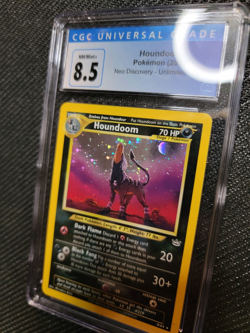 CGC 9 MINT Houndoom 2001 Neo Revelation 8/64 Holo Pokemon Card - Image 2
