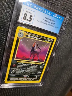 CGC 9 MINT Houndoom 2001 Neo Revelation 8/64 Holo Pokemon Card - Image 4