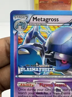 Metagross BW75 Plasma Freeze Black Star Promo Stamped Holo Pokemon Card NM - Image 3