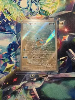 Pokemon Squirtle 170/165 Scarlet & Violet 151 Illustration Rare Holo Card - Image 1