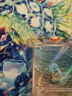 Pokemon Squirtle 170/165 Scarlet & Violet 151 Illustration Rare Holo Card - Image 2