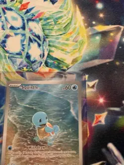 Pokemon Squirtle 170/165 Scarlet & Violet 151 Illustration Rare Holo Card - Image 3