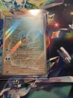 Pokemon Squirtle 170/165 Scarlet & Violet 151 Illustration Rare Holo Card - Image 4