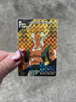 Gogeta Dragon Ball Z SUPER SAIYAN BATTLE PP. CARD SERIES BANDAI 1995 No.1220 - Image 1