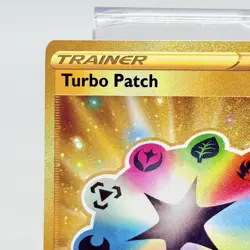Turbo Patch 200/189 Darkness Ablaze NM Full Art Gold Secret Rare Pokemon Card - Image 2