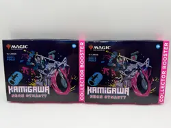 Magic The Gathering Kamigawa Neon Dynasty COLLECTOR Booster pack sealed Lot of 2 - Image 1