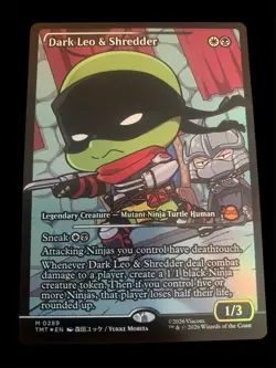 2026 MTG - Dark Leo & Shredder - Teenage Mutant Ninja Turtles - Foil - Mint - Image 1
