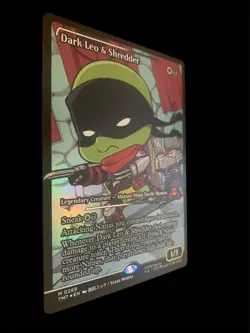 2026 MTG - Dark Leo & Shredder - Teenage Mutant Ninja Turtles - Foil - Mint - Image 3