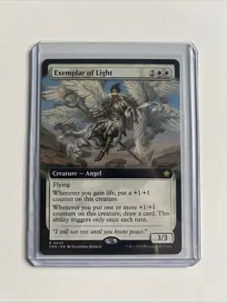 Exemplar of Light (Extended Art) - Near Mint MTG Foundations a16 - Image 1