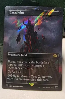 Barad-dur - Surge Foil - Borderless NM, English MTG The Lord Of The Rings: Tales - Image 1