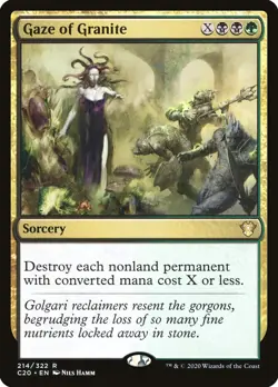 MTG Gaze of Granite ** Commander 2020 ** English - Image 1
