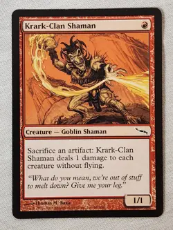 NM Krark-Clan Shaman Mirrodin Mtg Magic the Gathering - Image 1