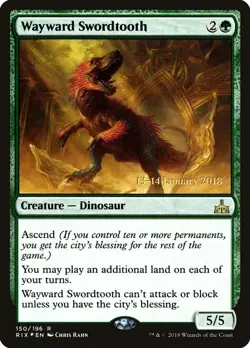 Foil - Wayward Swordtooth - 150 / NM / English MTG - Image 1