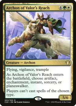 MTG Archon of Valor's Reach ** Commander 2020 ** English - Image 1