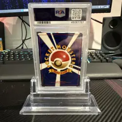 1999 POKEMON JPN CD PROMO CD PROMO #6 CHARIZARD-HOLO PSA 7 stand included - Image 2