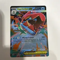 Pokemon Mega Feraligatr EX 043/217 ASC Holo Rare Full Art Stage 2 HP 370 Water - Image 1