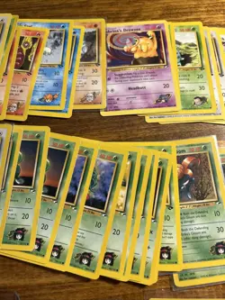 Pokemon Gym Heroes Series Lot- Misty’s Psyduck (37 Cards) - Image 3