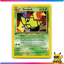 Metapod - 42/75 - 1st EDITION - Neo Discovery - Pokemon TCG - [NM] - Image 1