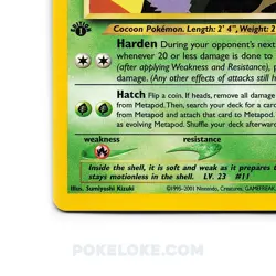 Metapod - 42/75 - 1st EDITION - Neo Discovery - Pokemon TCG - [NM] - Image 2