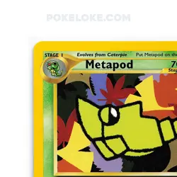 Metapod - 42/75 - 1st EDITION - Neo Discovery - Pokemon TCG - [NM] - Image 4