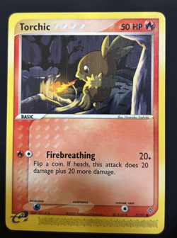 Torchic Common - ex Dragon 77/97 2003 NM Pokemon TCG E Reader - Image 1