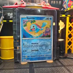 Squirtle 151 Reverse Holo Pokemon TCG 007/165 Scarlet & Violet Common - Image 3