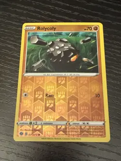 Pokemon TCG Holo Card Rolycoly 031/073 2020 - Image 2