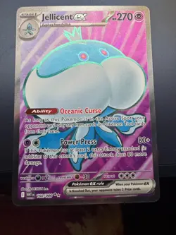 Jellicent ex 160/086 Full Art Ultra Rare - White Flare Pokemon TCG - NM - Image 1