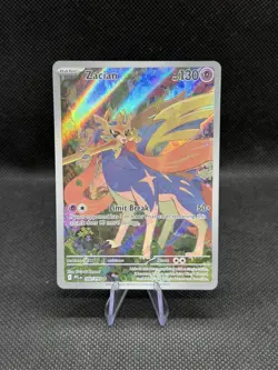 Pokemon TCG Zacian 100/094 Illustration Rare Phantasmal Flames Near Mint - Image 1