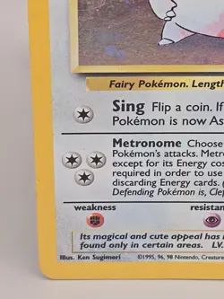 Clefairy 6/130 Holo Rare Base Set 2 Pokemon - Image 5