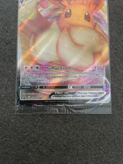 SEALED Eevee VMAX SWSH087 Black Star Promo Full Art Holo Pokemon TCG 2021 NM - Image 5